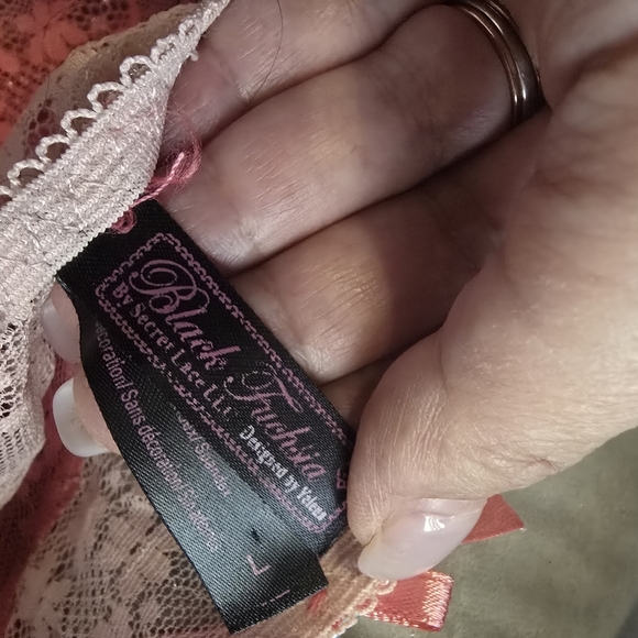 Two-tone pink panty by Black Fuchsia size large. - Picture 4 of 4